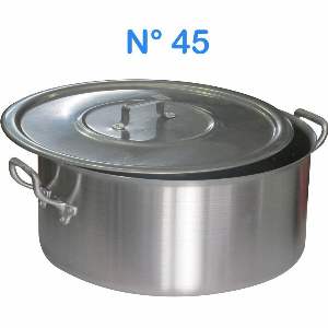 CACAROLA ALUMINIO REAL HOTEL 30,4L  N.45
