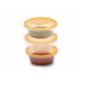 POTE RAINHA C/3 500ML REDONDO TRANSP 604