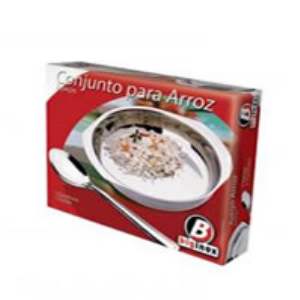 CONJUNTO ARROZ MEGA INOX 2 PCS      8003