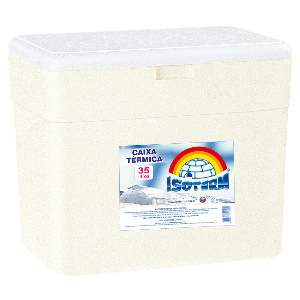 CAIXA ISOPOR   35 LITROS ISOTERM