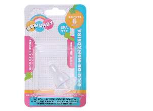 BICO MAMADEIRA SILICONE NEW BABY 110501