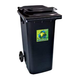 LIXEIRA 120 L ARQPLAST PRETO CF120PT