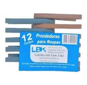 PRENDEDOR ROUPA PLASTICO LOBELKA 12 PCS