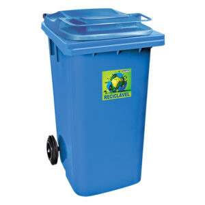 LIXEIRA 120 L ARQPLAST AZUL CF120AZPI