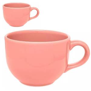 CANECA 450ML HORACILIO JUMBO ROSA 83