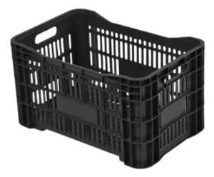 CAIXA SUPERMERCAD CAIXAPLAST PRETA 31ECX